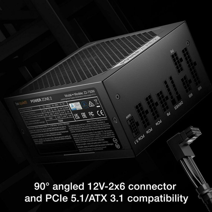 be quiet! POWER ZONE 2 750W Platinum Fully Modular ATX 3.1
