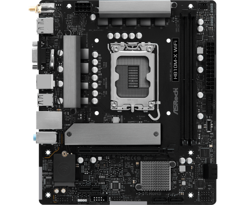 ASRock H810M-X WiFi Micro ATX LGA 1851 DDR5 ASRock H810M-X WiFi Micro ATX LGA 1851 DDR5