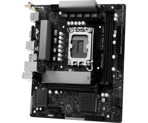 ASRock H810M-X WiFi Micro ATX LGA 1851 DDR5 ASRock H810M-X WiFi Micro ATX LGA 1851 DDR5