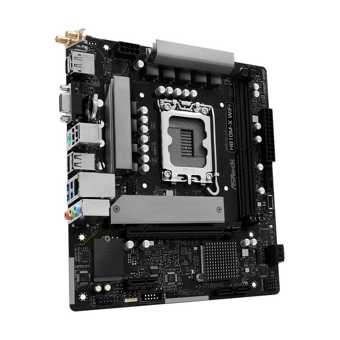 ASRock H810M-X WiFi Micro ATX LGA 1851 DDR5 ASRock H810M-X WiFi Micro ATX LGA 1851 DDR5