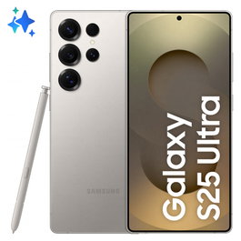 Samsung Galaxy S25 Ultra Smartphone 256GB 12GB RAM 5G Android 15 Titanium Gray, Pantalla Dynamic AMOLED 2X 6.9 pulgadas, Cámara 200 MP, Snapdragon 8 Elite, Batería 5000 mAh, IP68