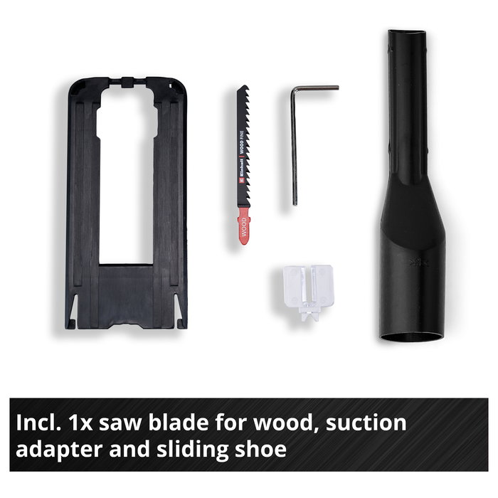 Einhell Sierra de Calar TC-JS 18 Li Solo (Sin Batería) para Madera, Plástico y Acero