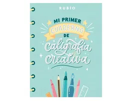 Rubio Mi primer cuaderno de caligrafia creativa encuadernacion rustica para niños 205x265 mm 108 paginas