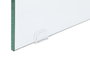 DKD Home Decor Consola Moderna de 2 Cajones, Blanco y Transparente