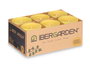 Ibergarden Vela Taco Citronela 7x9x7 cm Amarillo Cera (Set de 24)