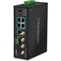 TRENDNET Router Industrial TI-WP100 AC1200 Dual Band (2.4 GHz/5 GHz) Gigabit Ethernet con 4 Puertos PoE+, Negro