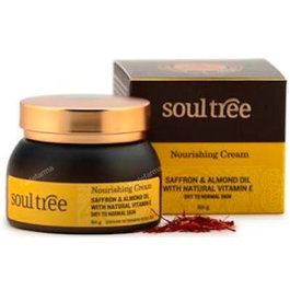 SOULTREE Crema Facial Nutritiva Con Azafrán 60Gr Piel Normal Y Seca
