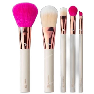 Ubu - Urban Beauty United Famous Five Set de 5 Brochas para Ojos y Rostro