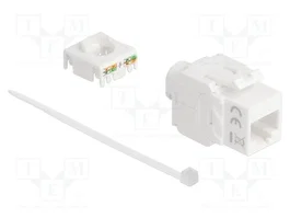 DeLOCK 90722 Módulo Keystone RJ45 para LSA Cat.6A UTP 180° sin herramientas
