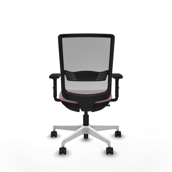 PIQUERAS Y CRESPO Silla de oficina Haches Rosa con Malla Gris PIQUERAS Y CRESPO Silla de oficina Haches Rosa con Malla Gris