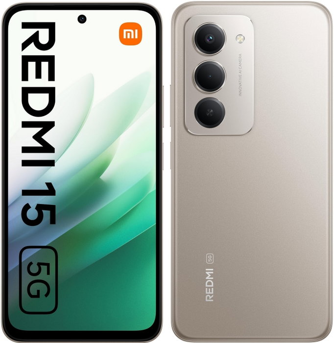 Xiaomi Redmi 15 5G, 4GB RAM, 128GB, 6.9 pulgadas, Gris Titán Xiaomi Redmi 15 5G, 4GB RAM, 128GB, 6.9 pulgadas, Gris Titán