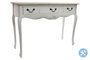 DKD Home Decor Consola de Madera Versalles3 con 3 Cajones Blanco