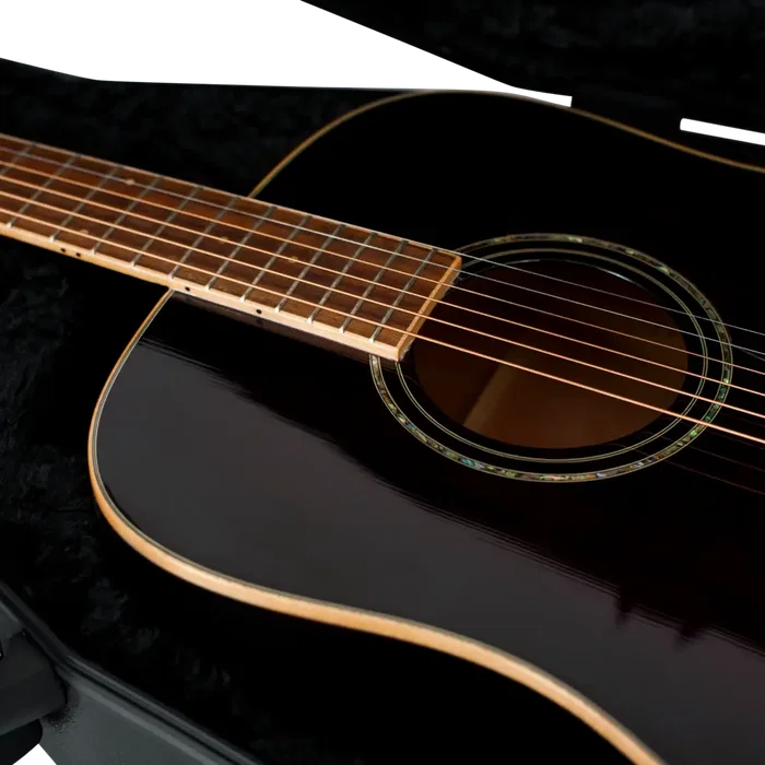 Gator Estuche rígido moldeado para guitarra acústica TSA ATA - Negro Gator Estuche rígido moldeado para guitarra acústica TSA ATA - Negro