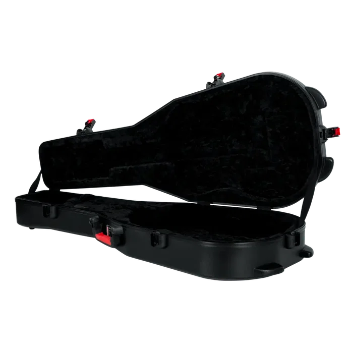 Gator Estuche rígido moldeado para guitarra acústica TSA ATA - Negro Gator Estuche rígido moldeado para guitarra acústica TSA ATA - Negro