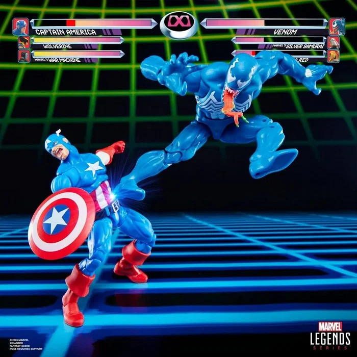 Hasbro Marvel Legends Gamerverse Pack 2 Figuras Capitán América vs Venom Hasbro Marvel Legends Gamerverse Pack 2 Figuras Capitán América vs Venom