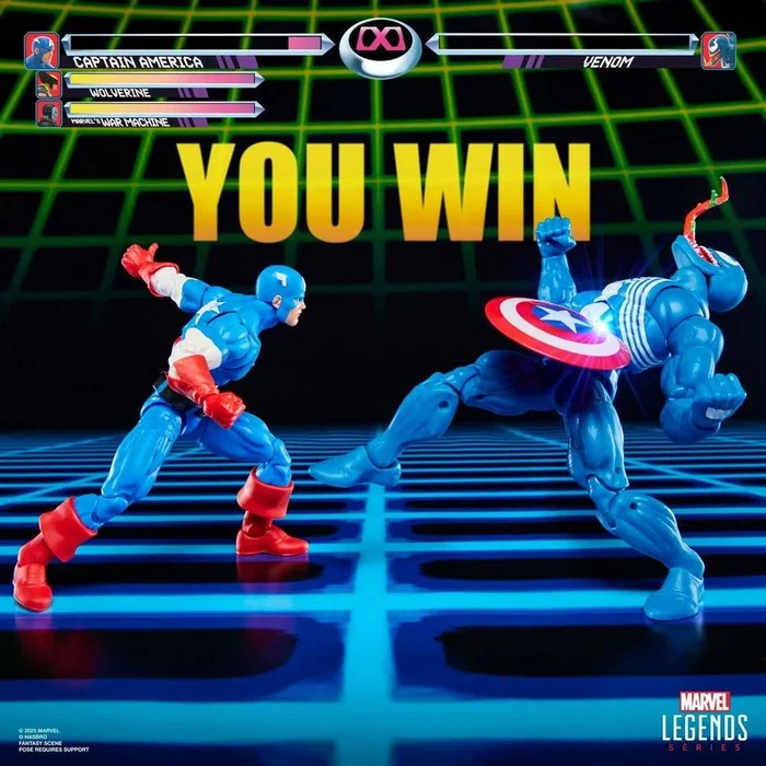 Hasbro Marvel Legends Gamerverse Pack 2 Figuras Capitán América vs Venom Hasbro Marvel Legends Gamerverse Pack 2 Figuras Capitán América vs Venom
