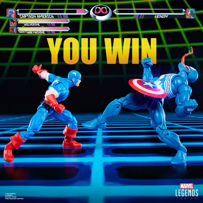 Hasbro Marvel Legends Gamerverse Pack 2 Figuras Capitán América vs Venom Hasbro Marvel Legends Gamerverse Pack 2 Figuras Capitán América vs Venom