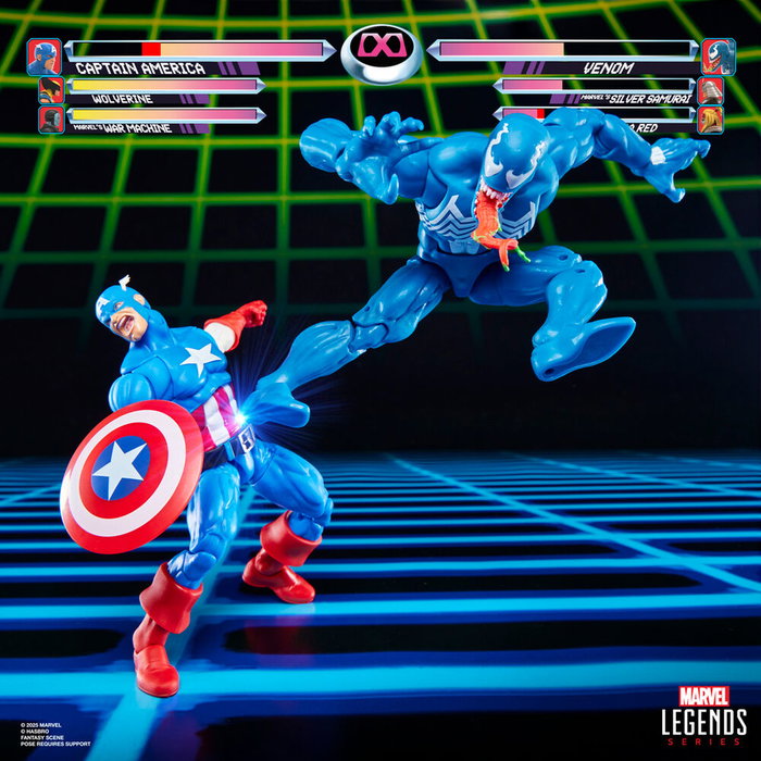 Hasbro Marvel Legends Gamerverse Pack 2 Figuras Capitán América vs Venom Hasbro Marvel Legends Gamerverse Pack 2 Figuras Capitán América vs Venom