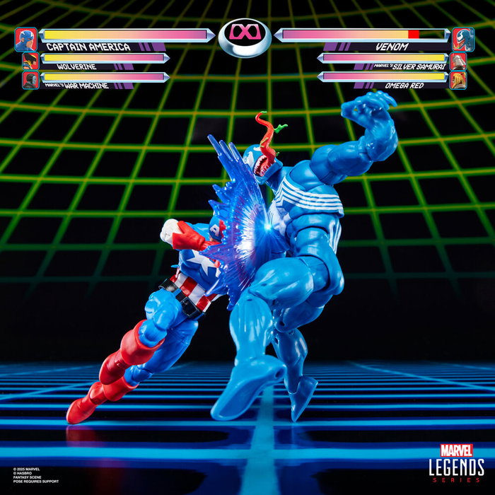 Hasbro Marvel Legends Gamerverse Pack 2 Figuras Capitán América vs Venom Hasbro Marvel Legends Gamerverse Pack 2 Figuras Capitán América vs Venom