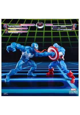 Hasbro Marvel Legends Gamerverse Pack 2 Figuras Capitán América vs Venom