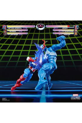 Hasbro Marvel Legends Gamerverse Pack 2 Figuras Capitán América vs Venom