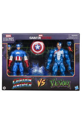 Hasbro Marvel Legends Gamerverse Pack 2 Figuras Capitán América vs Venom