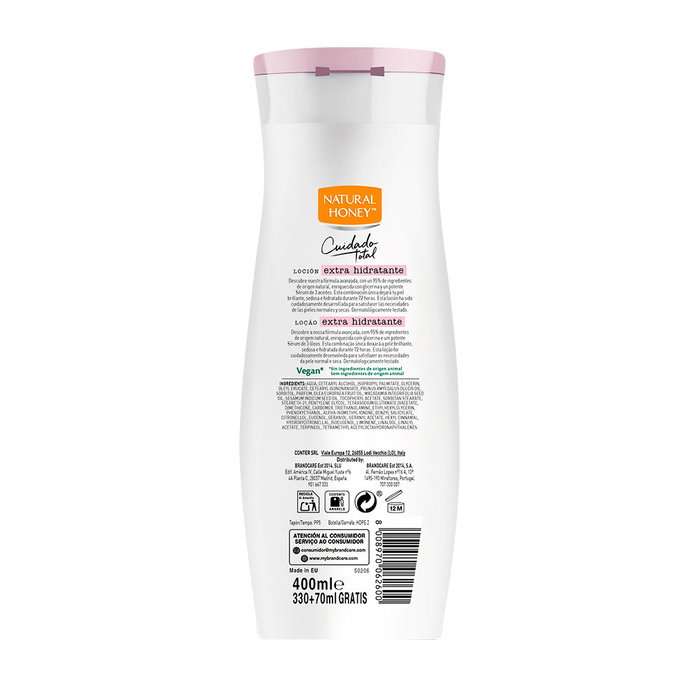 Natural Honey Loción Corporal Extra Nutritiva para Piel Muy Seca con Miel y Colágeno - 330 ml Natural Honey Loción Corporal Extra Nutritiva para Piel Muy Seca con Miel y Colágeno - 330 ml