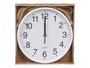Giftdecor Reloj de Pared con Cuerda para Colgar, Blanco, 25 cm (Set de 12)