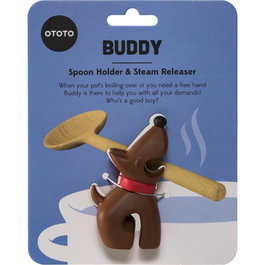 Ototo Buddy Brown Portacucharas y Liberador de Vapor, Marrón