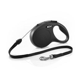 Flexi Standard S Cordon Correa de 5m Negro