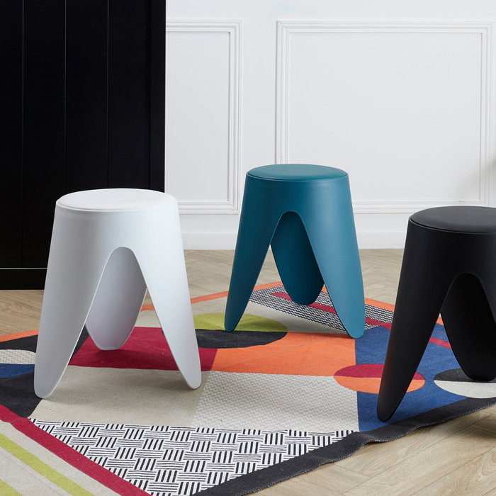 Home Deco Factory Taburete Eve Blanco
