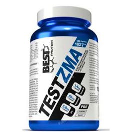 BEST PROTEIN Testzma ZMA Recuperación Deportistas Testosterona Magnesio Zinc Vitamina B6 150 Cápsulas