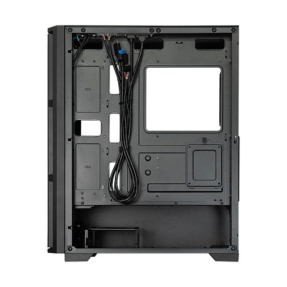 Chieftec AS-02B-TG-OP Midi Torre ATX con Panel Lateral de Cristal Templado Negra