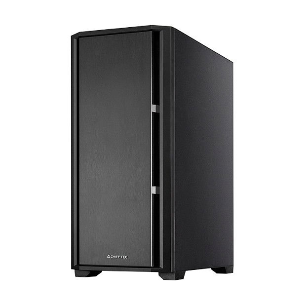 Chieftec AS-02B-TG-OP Midi Torre ATX con Panel Lateral de Cristal Templado Negra