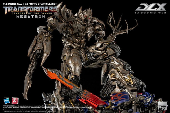 Transformers: la venganza de los caídos Figura 1/6 DLX Megatron 28 cm