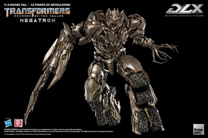 Transformers: la venganza de los caídos Figura 1/6 DLX Megatron 28 cm