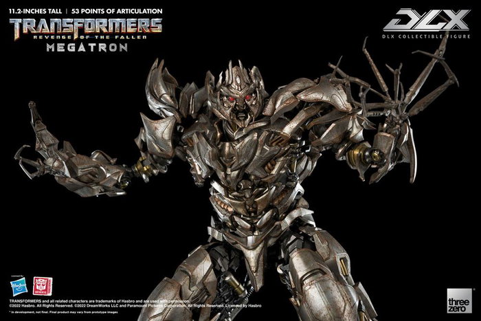 Transformers: la venganza de los caídos Figura 1/6 DLX Megatron 28 cm