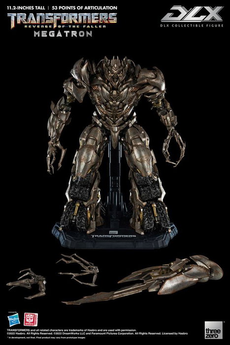Transformers: la venganza de los caídos Figura 1/6 DLX Megatron 28 cm
