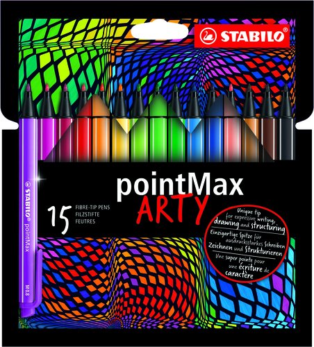 STABILO Rotuladores Pointmax Arty Line Set de 6 STABILO Rotuladores Pointmax Arty Line Set de 6