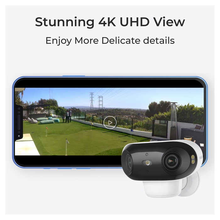 Reolink B740X Cámara de Seguridad IP WiFi Batería Interior/Exterior 8MP 5120 x 1440