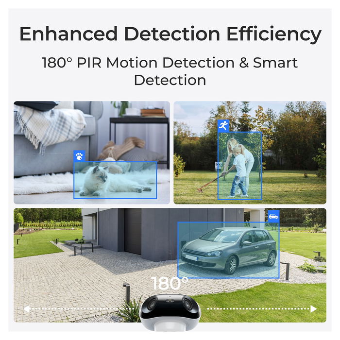 Reolink B740X Cámara de Seguridad IP WiFi Batería Interior/Exterior 8MP 5120 x 1440