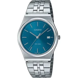 Casio MTP-B145D Reloj Analógico de Cuarzo para Hombre con Esfera Azul Oscuro