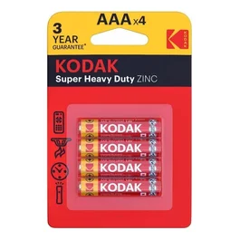 Kodak Pilas Extra Heavy Duty AAA LR3 Pack de 4
