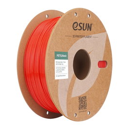 eSUN PETG Filamento 3D 1,75mm, Color Rojo, 1 kg, Material de Impresión para Alta Velocidad y Resistencia