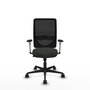 PIQUERAS Y CRESPO Silla de oficina Zulema con mecanismo Sincro y respaldo de malla
