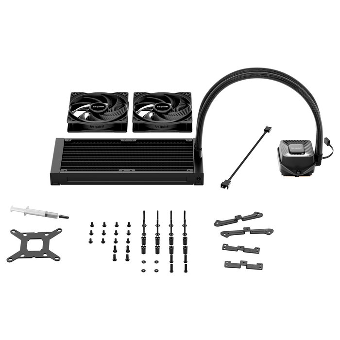 be quiet! PURE LOOP 3 Sistema de Refrigeración Líquida todo en Uno AIO 120mm Negro - 2 Ventiladores, PWM, para Intel LGA 1200/1700/1851 y AMD AM4/AM5
