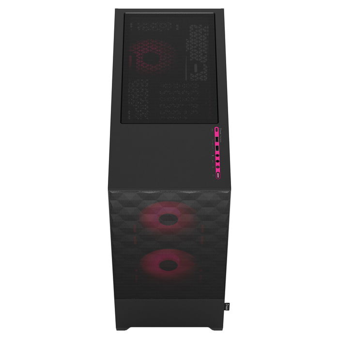 Fractal Design Pop Air RGB Magenta Core TG Clear Tint Torre PC ATX Micro ATX Mini-ITX con Ventana Lateral y Iluminación RGB