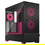 Fractal Design Pop Air RGB Magenta Core TG Clear Tint Torre PC ATX Micro ATX Mini-ITX con Ventana Lateral y Iluminación RGB