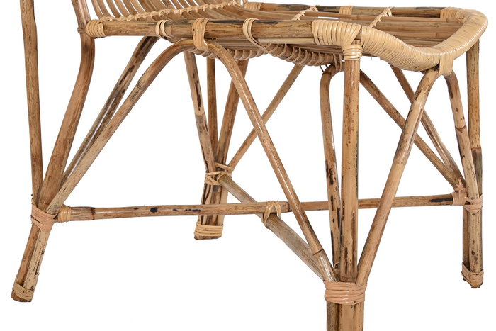 DKD Home Decor Silla Balines Natural Ratán Bambú 61 x 84 x 47 cm