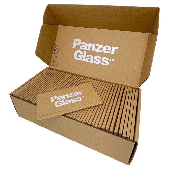 PanzerGlass Protector de Pantalla Vidrio Templado iPhone SE 2020/2022, 8, 7, 6, 6s Edge-to-Edge, Pack 50 Unidades